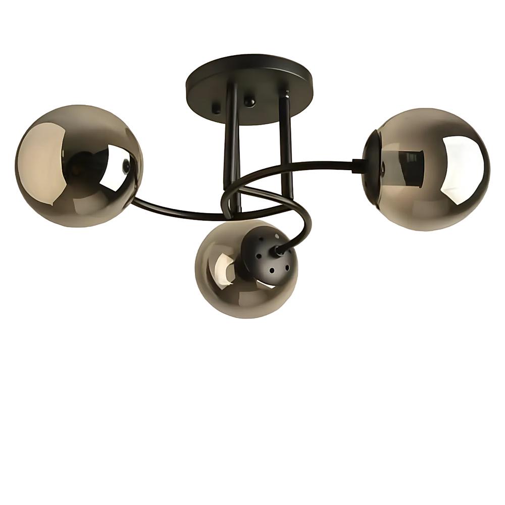 Люстра стельова Lighthouse SH-19381/3 BK E27х3 520х520х220 мм Чорний Люстра стельова Lighthouse SH-19381/3 BK E27х3 520х520х220 мм Чорний