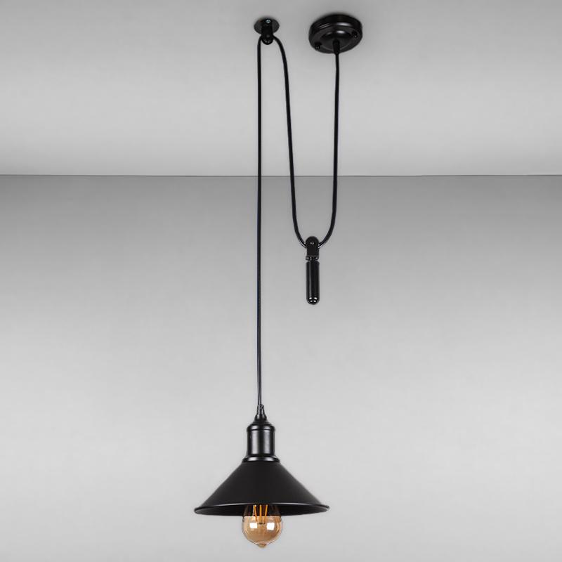 Люстра підвісна Light House LS-17179F-1G підвіс з гирей Чорний Люстра підвісна Light House LS-17179F-1G підвіс з гирей Чорний