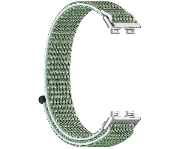 Ремешок Epik Nylon для смарт-часов Huawei Band 8/Band 9 Оливковый