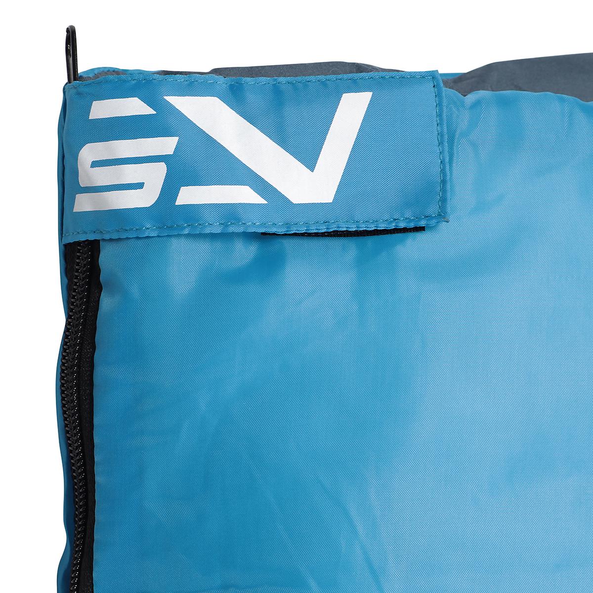 Спальний мішок SportVida +2 +21 C R Sky Blue/Grey (SV-CC0060) - фото 3