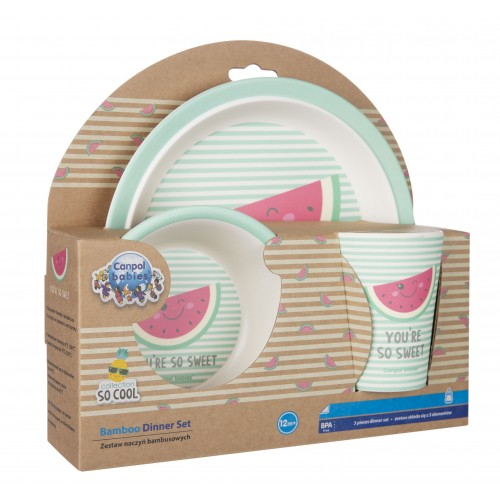 Набір посуду бамбуковий Canpol Babies SO COOL 3 ел. (2447936735) - фото 3