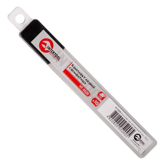 Комплект лез сегментних Intertool HT-0520 9 мм 10 шт. (128836)