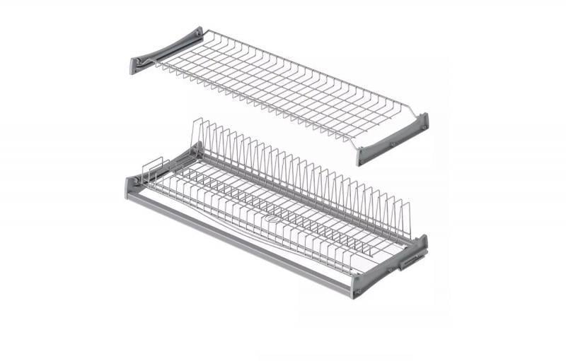 Сушка для посуды Starax нержавеющая сталь с рамой L 600 мм (S-5159-SS S-5331-1)