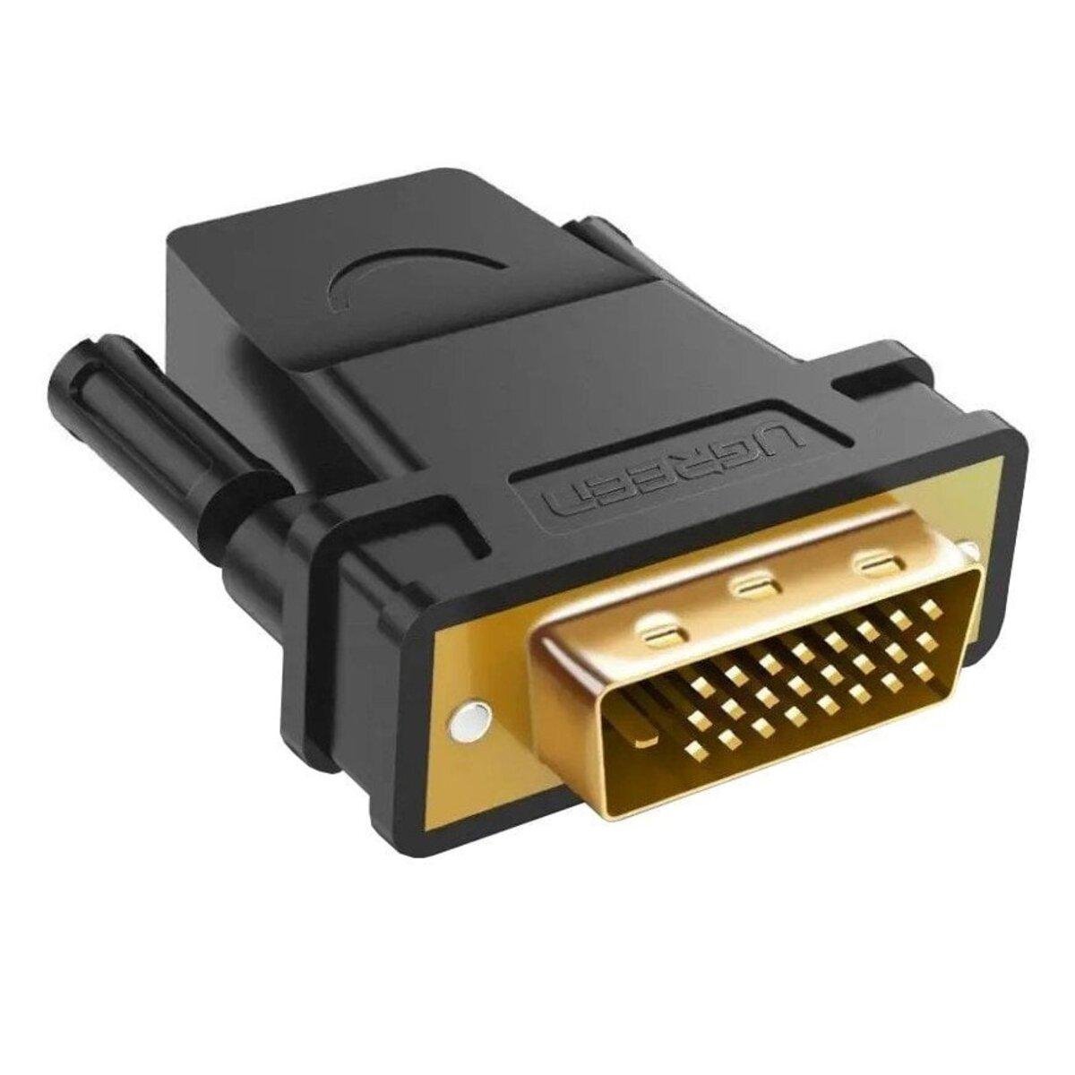 Адаптер UGREEN DVI Male to HDMI Female Black (UGR-20124)