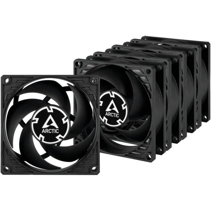 Вентилятор для корпуса Arctic P8 Silent 80 мм 5 Pack Black (ACFAN00301A)