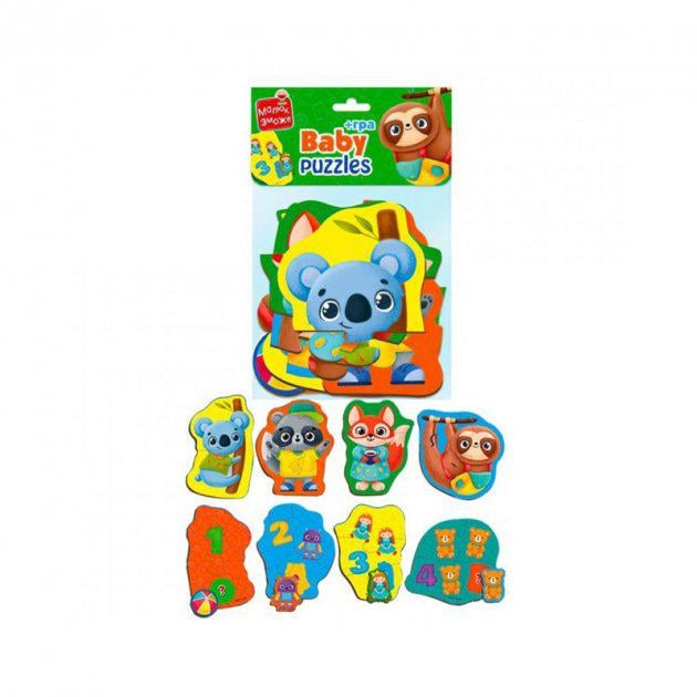 Пазли Vladi Toys Тварини - Іграшки VT1722-23 (482023476764587) - фото 2 Пазли Vladi Toys Тварини - Іграшки VT1722-23 (482023476764587) - фото 2