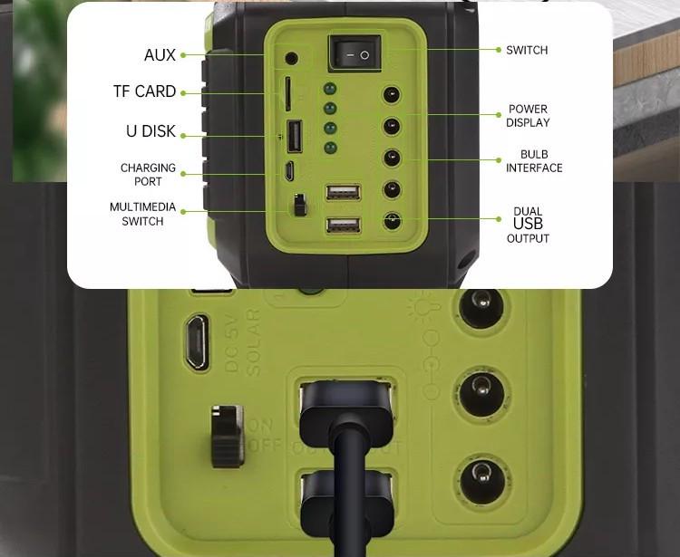 Система автономного освітлення GDPlus GD-8072 (1743865308) - фото 5