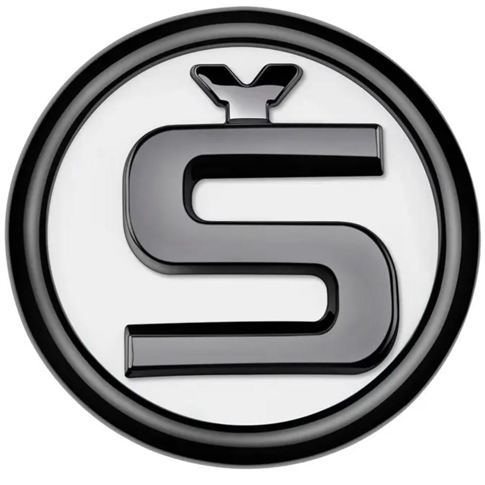 Эмблема капота Skoda S 89 мм Синий (15421776)