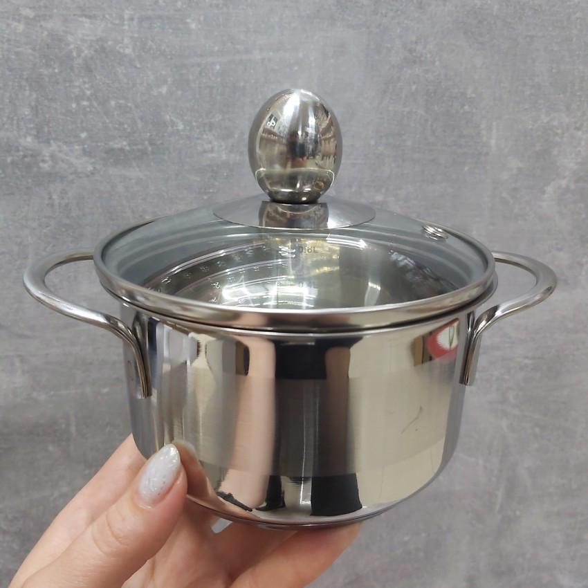 Кастрюля со стеклянной крышкой A-Plus WK-2180 12 см 0,79 л (1652342353) - фото 2 Кастрюля со стеклянной крышкой A-Plus WK-2180 12 см 0,79 л (1652342353) - фото 2