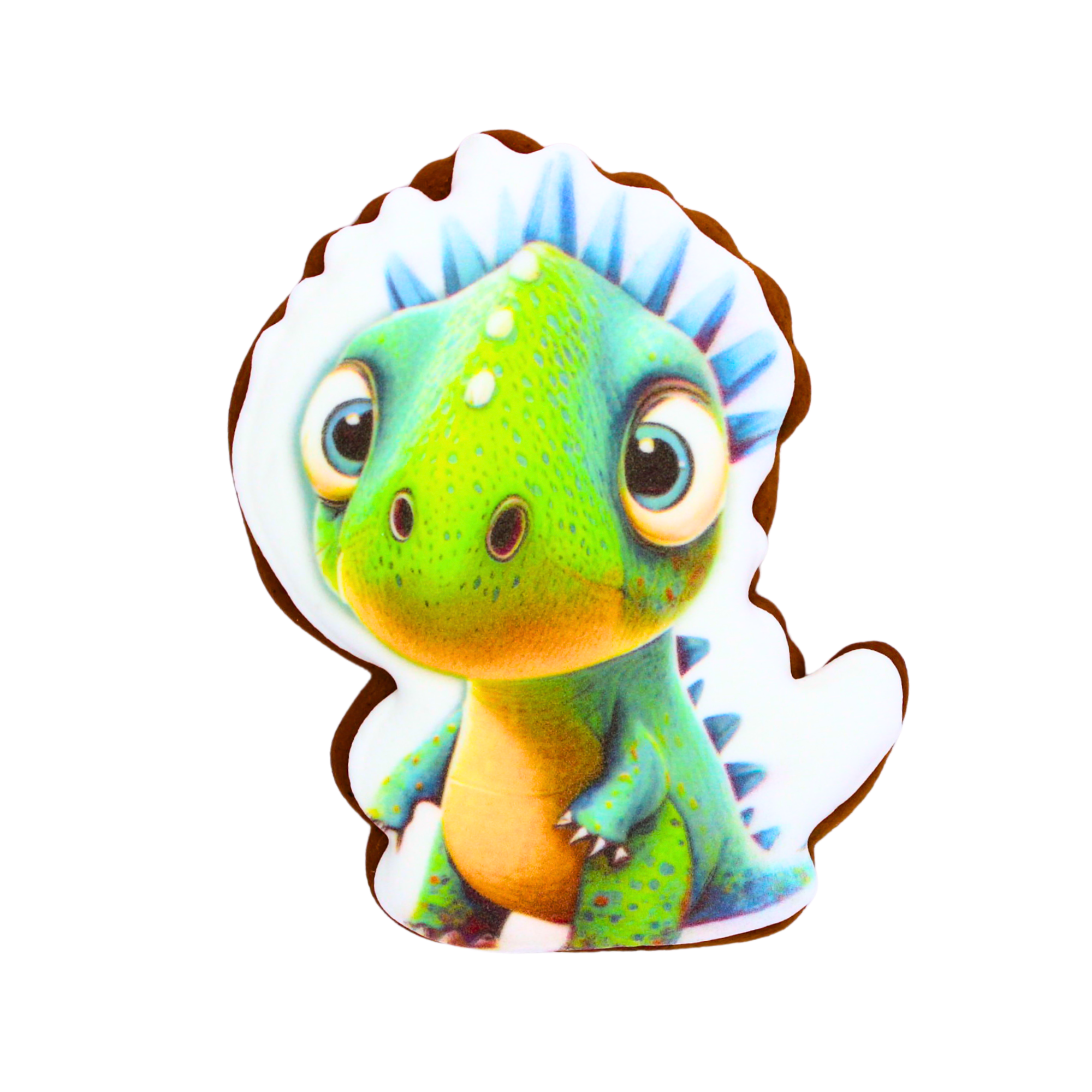 Пряник с принтом Крафт Печиво Динозавр с шипами 45 г