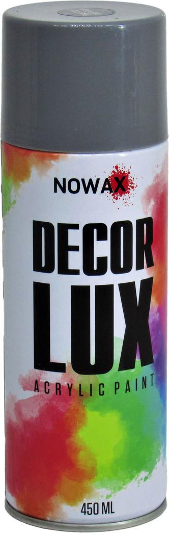 Краска-спрей Nowax Decor Lux 450 мл RAL 7031 Темно-серый (NX48019 7031)