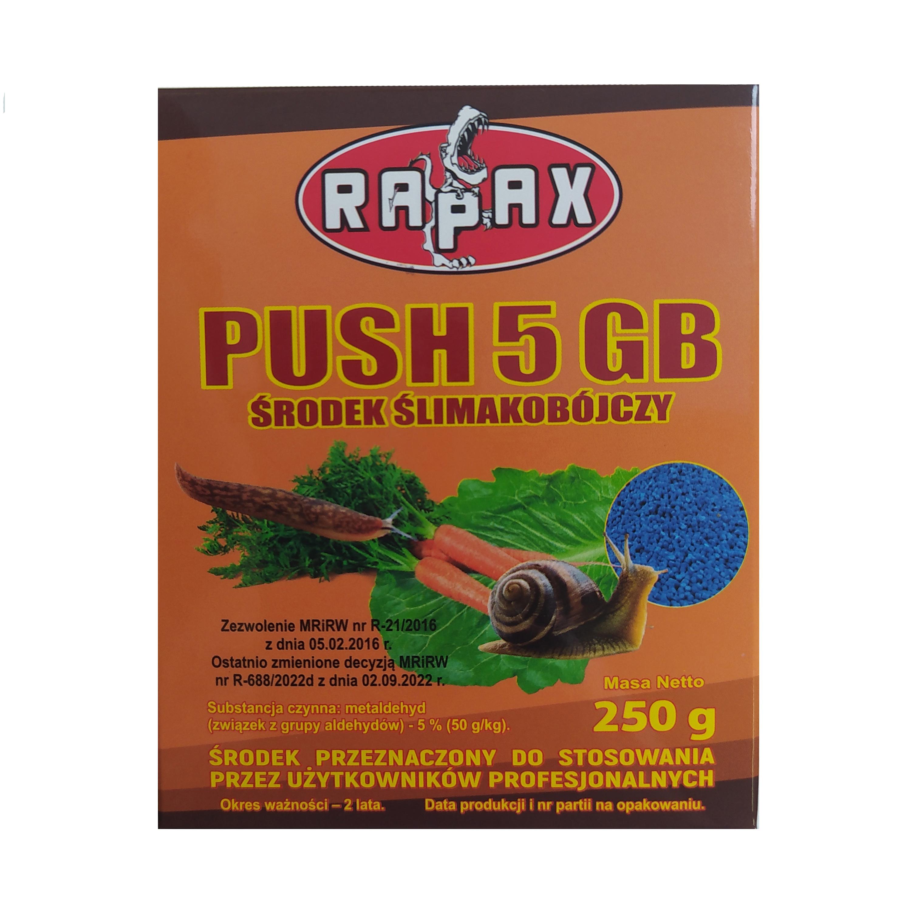 Средство от слизней RAPAX Push 5 GB 250 г (5901549140781)