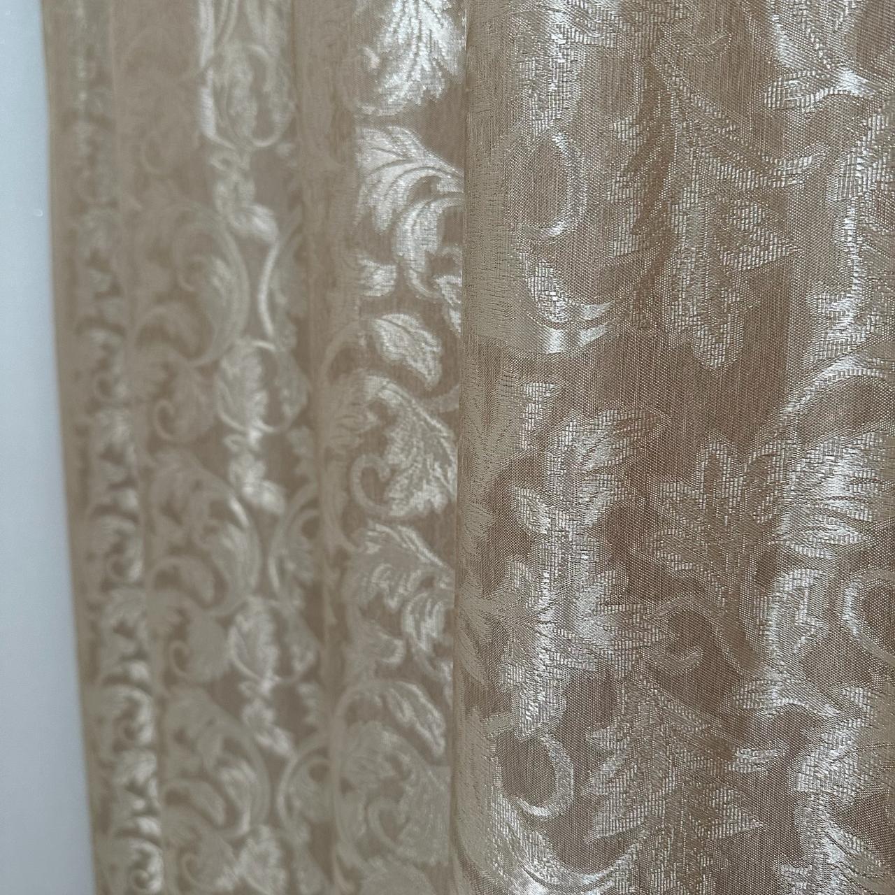 Штори Севілья жаккардові 1,5 х2, 7 м 2 шт. Бежевий (28740421) - фото 7 Штори Севілья жаккардові 1,5 х2, 7 м 2 шт. Бежевий (28740421) - фото 7