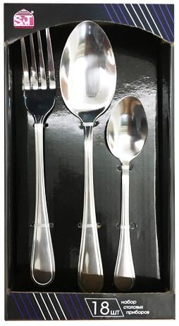Набор столовых приборов Family Jeanne 18 шт. на 6 персон (ST-30502-3) Набор столовых приборов Family Jeanne 18 шт. на 6 персон (ST-30502-3)