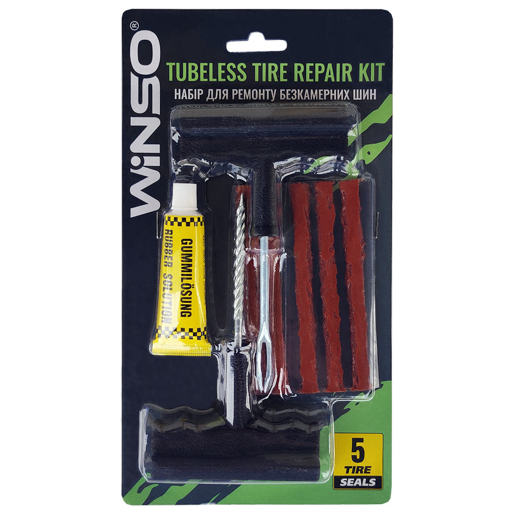 Набір WINSO для ремонту безкамерних шин (141100)
