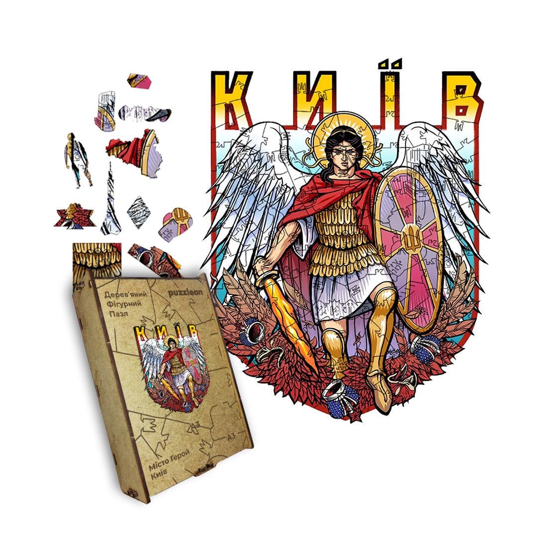 Пазл дерев'яний Місто-Герой Київ А1 дерев'яна коробка 500+ ел. (26102833) Пазл дерев'яний Місто-Герой Київ А1 дерев'яна коробка 500+ ел. (26102833)