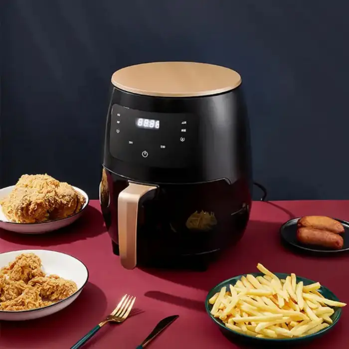 Аэрофритюрница сенсорная 2400W Air Fryer Silver Crest S-18 6 л (14659377) - фото 6