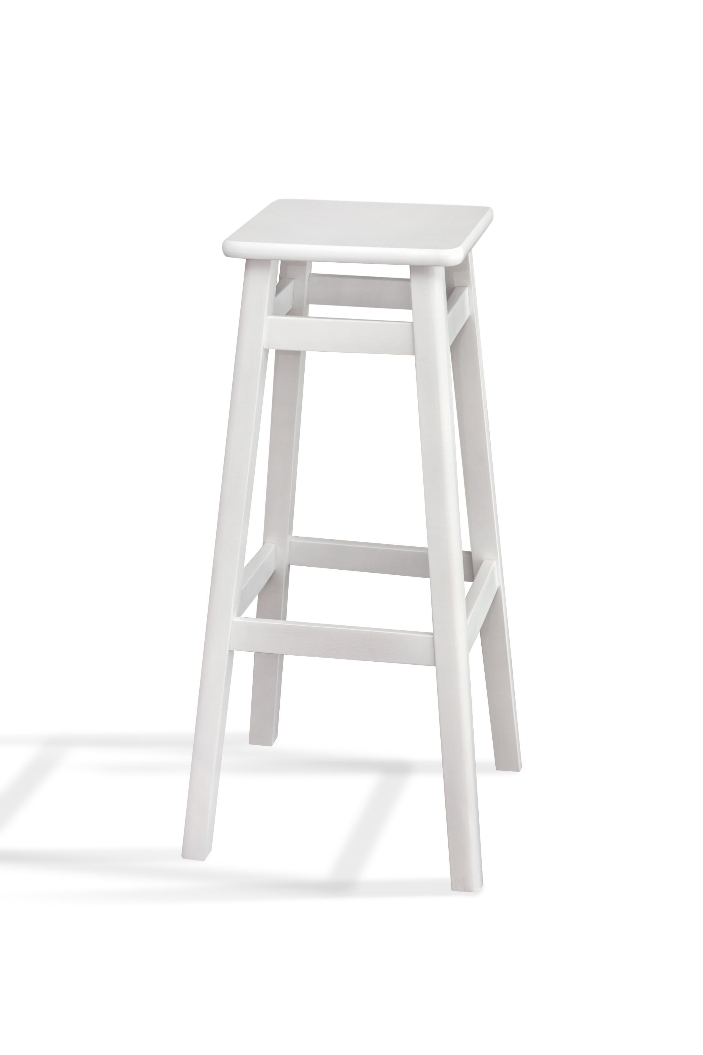 Табурет барний Смарт квадратний 300x800x300 Білий (GAА0049991) - фото 1
