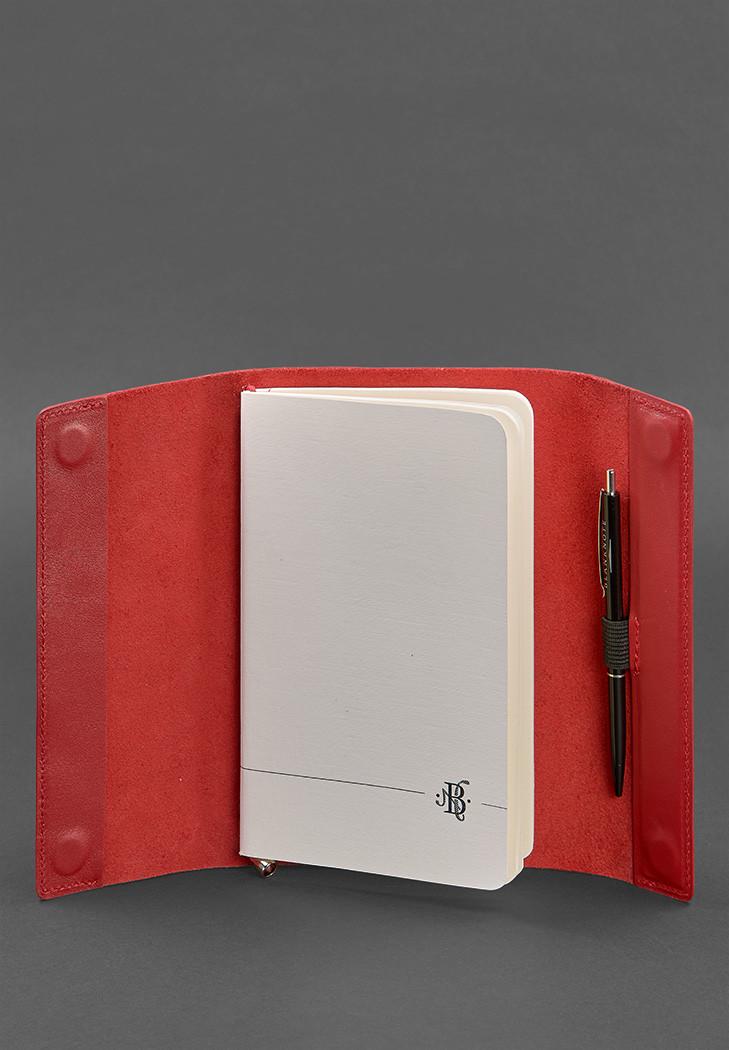 Блокнот кожаный Софт-бук 7.0 Красный (A-027677) - фото 3 Блокнот кожаный Софт-бук 7.0 Красный (A-027677) - фото 3
