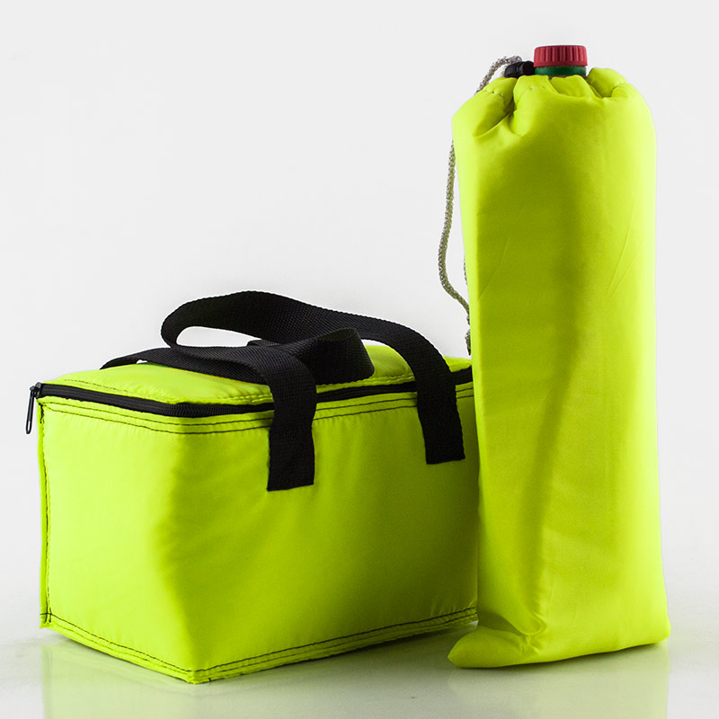 Комплект сумок Light House ланч бэг 5,5 л и чехол для бутылки 2 л Салатовый