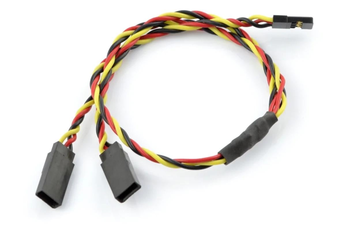 Розгалужувач Y 22AWG для сервоприводів JR скручування 30 см 50 шт. (51940)
