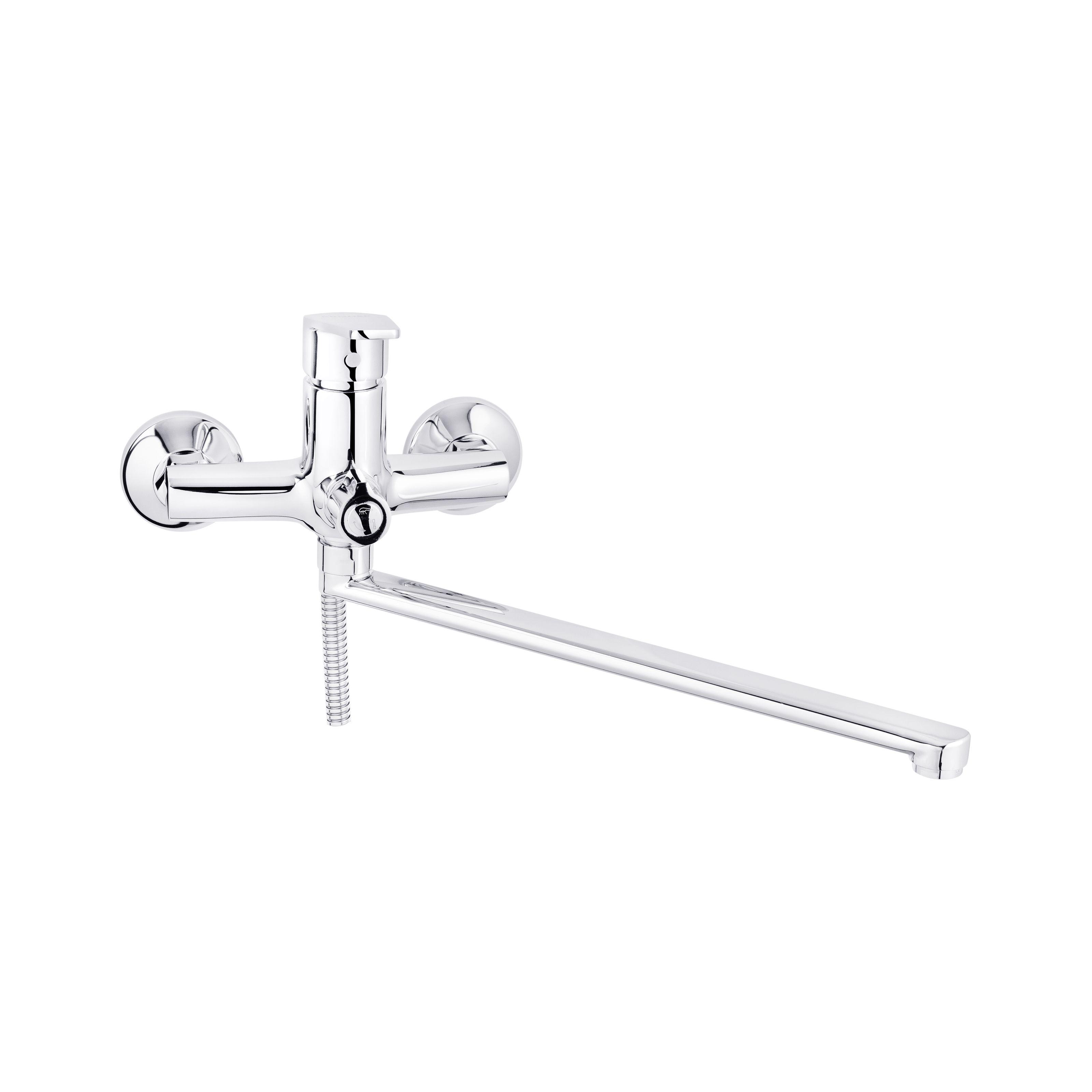 Смеситель для ванны KRONER Brocken-C070 CV023598 однорычажный Хром (136487)