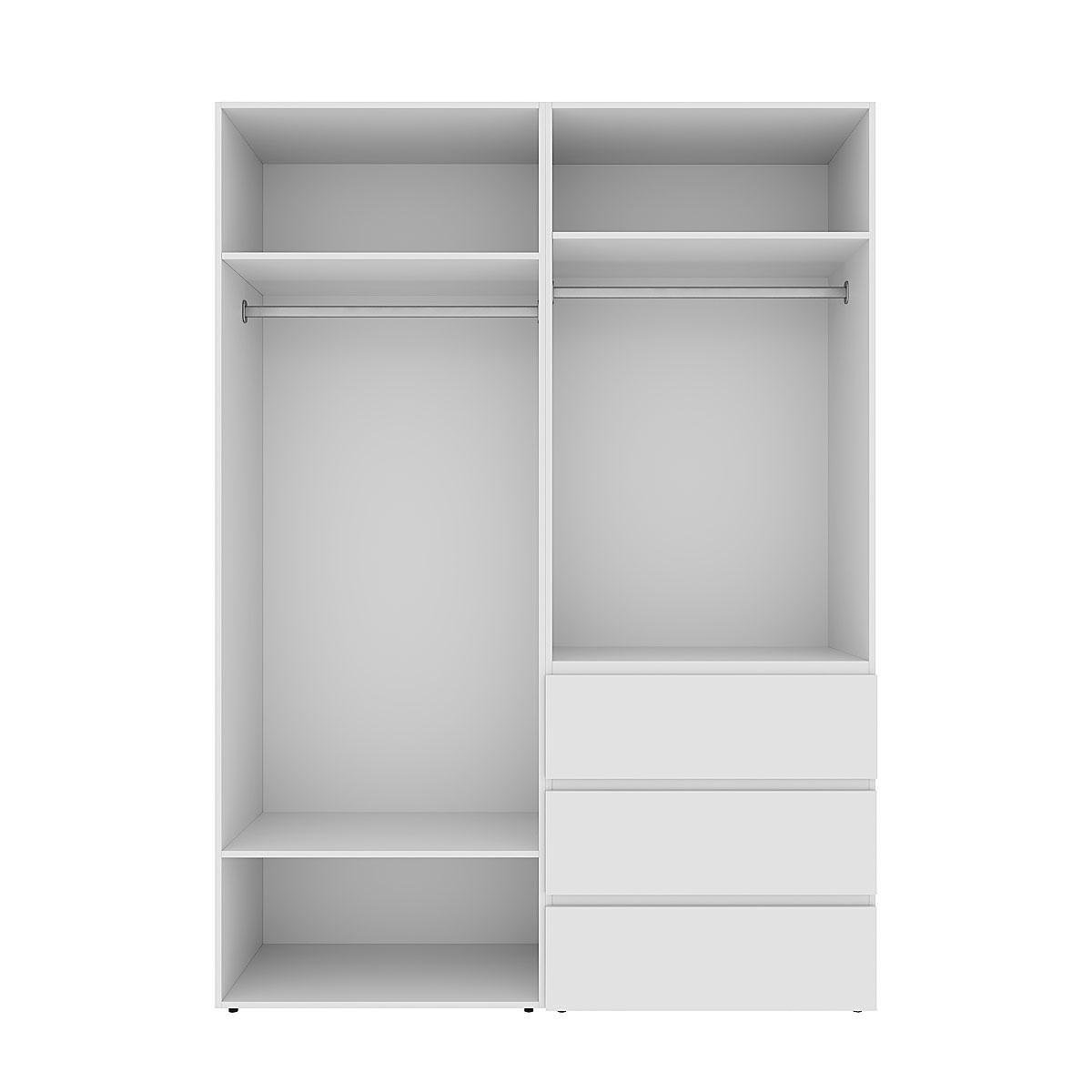 Шафа розпашна комбінована ART IN HEAD №5 Light 1600x500x2200 мм Білий діамант (GALTK0510 мм 00000) - фото 2 Шафа розпашна комбінована ART IN HEAD №5 Light 1600x500x2200 мм Білий діамант (GALTK0510 мм 00000) - фото 2