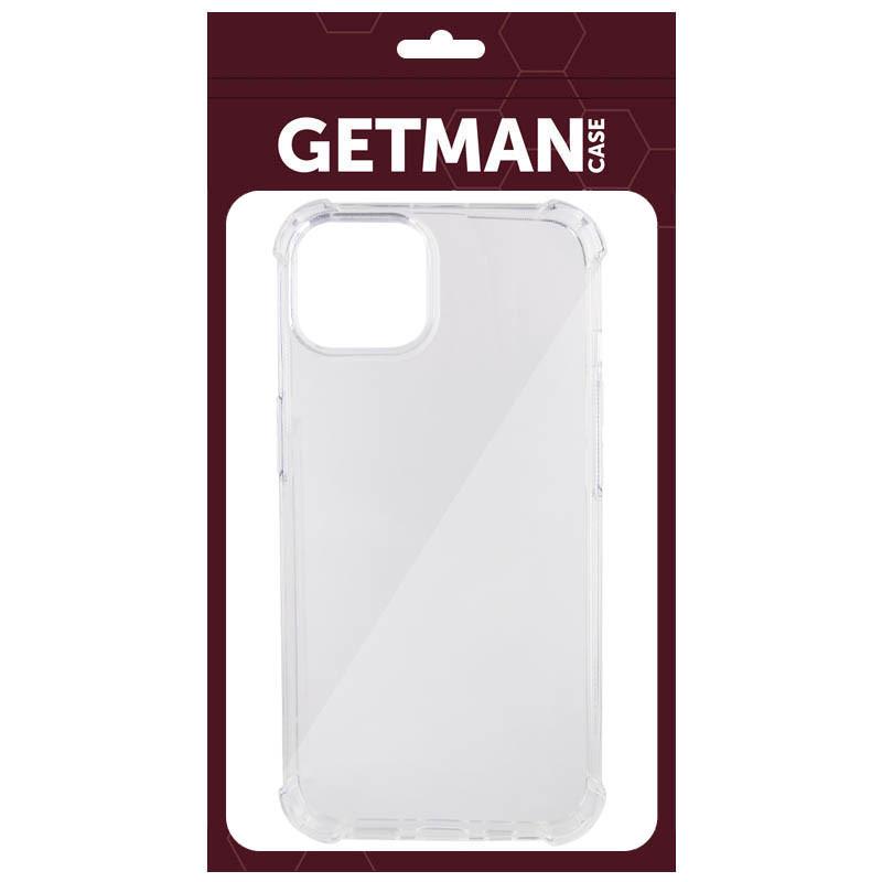 Протиударний TPU Чохол GETMAN Ease logo посилені кути для Apple iPhone 15 (6.1") Безбарвний (прозорий) - фото 7