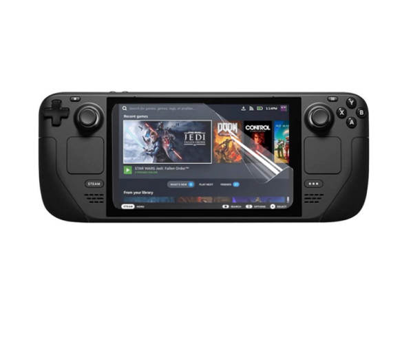 Пленка противоударная гидрогелевая Hydrogel Film для игровой приставки Steam Deck Transparent