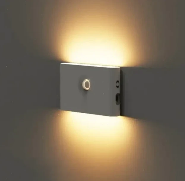 Настінний світильник бездротовий акумуляторний Smart Night Light із датчиком руху (5998)