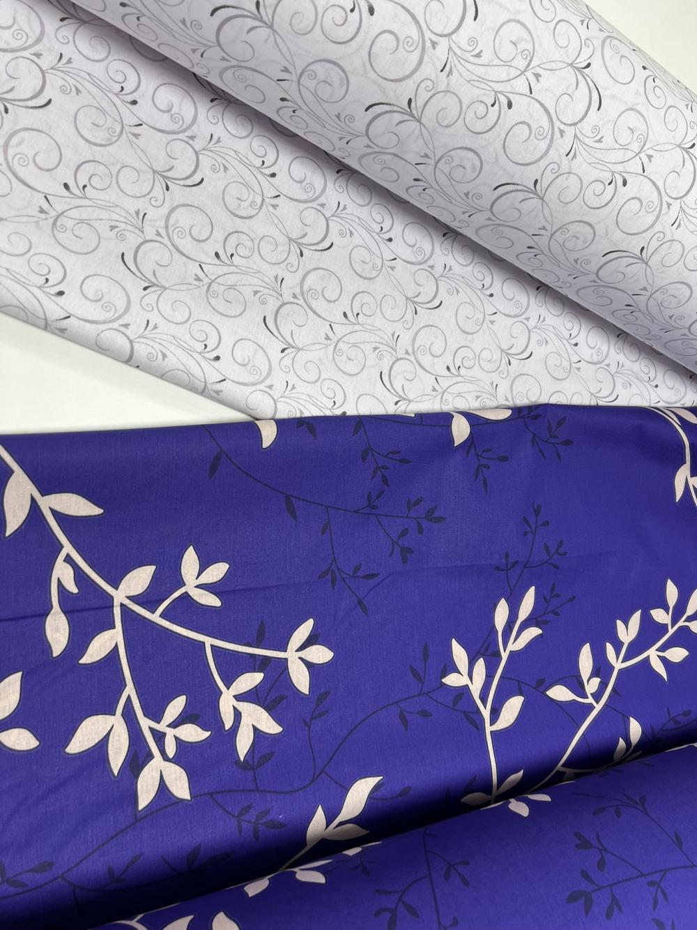 Комплект постельного белья Валери ранфорс евро/наволочки 50х70/70x70 см (8442) - фото 4