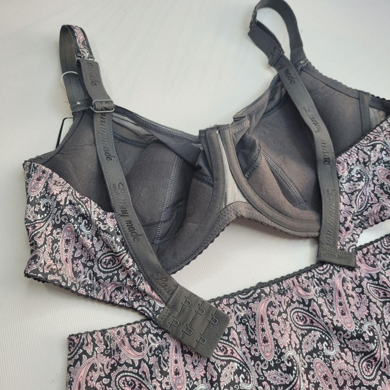 Комплект белья Lanny Mode 85G Серый/Розовый - фото 3 Комплект белья Lanny Mode 85G Серый/Розовый - фото 3