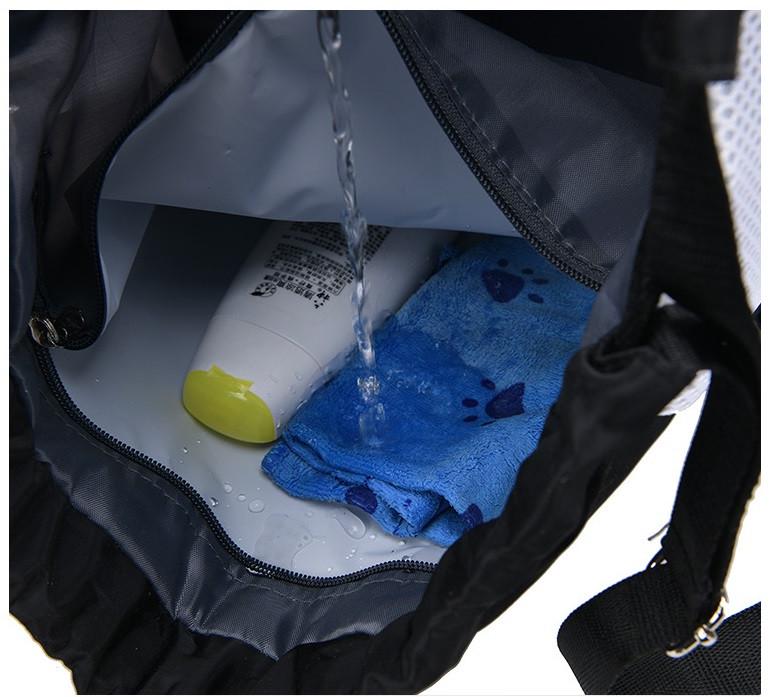 Сумка-рюкзак для шкільної спортивної форми Чорний - фото 7 Сумка-рюкзак для шкільної спортивної форми Чорний - фото 7