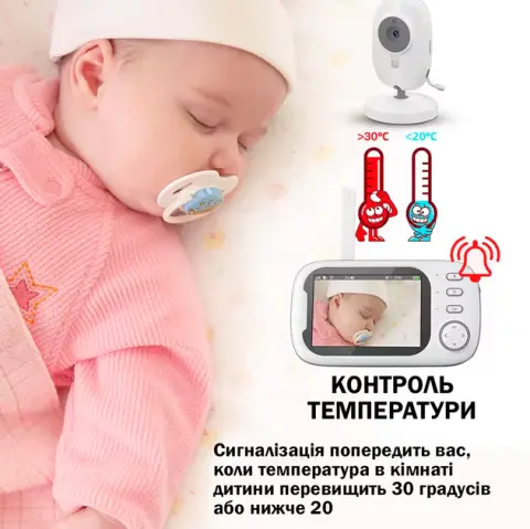 Відеоняня з дисплеєм ABM600 камера та аудіо зв'язок (MAX77) - фото 8 Відеоняня з дисплеєм ABM600 камера та аудіо зв'язок (MAX77) - фото 8