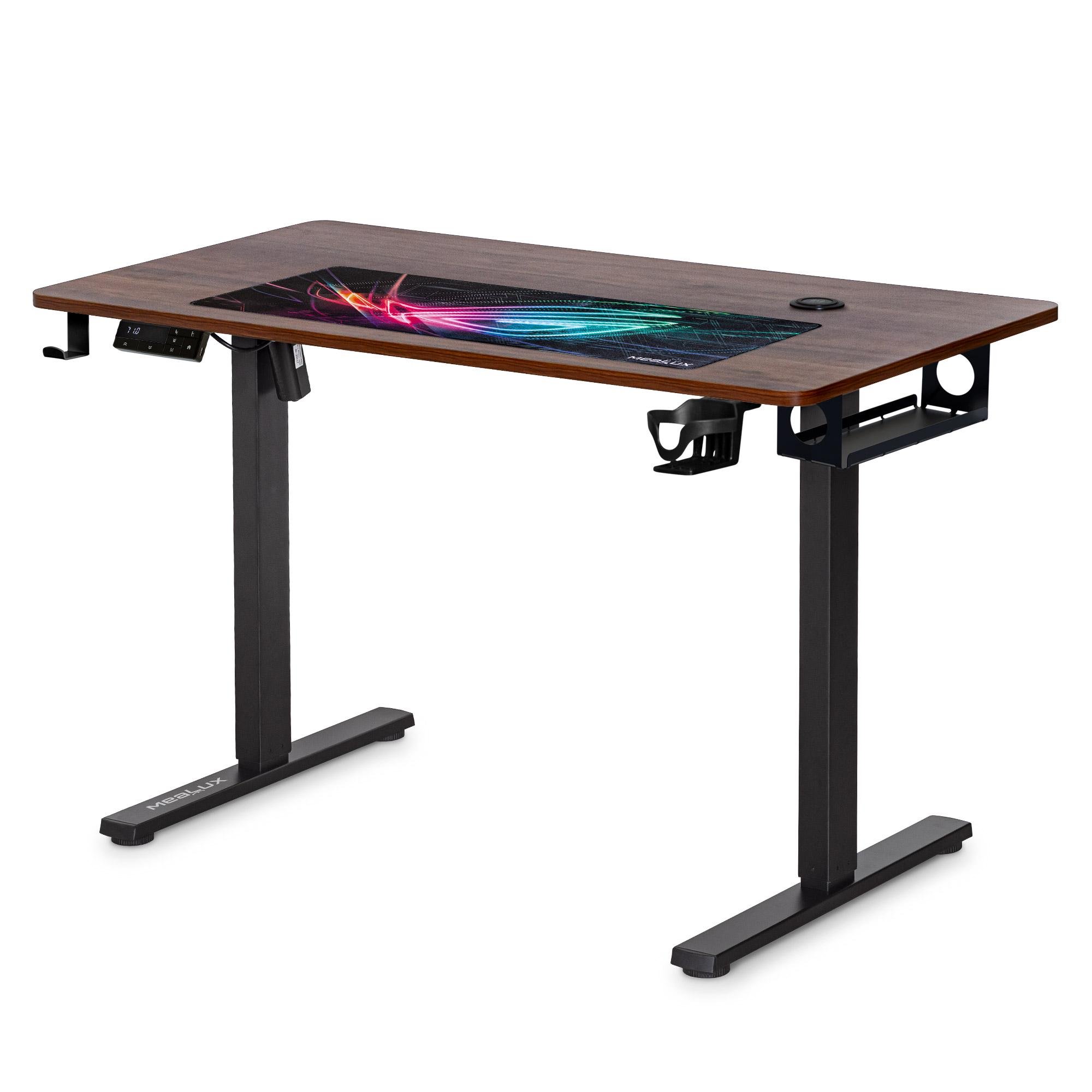 Стіл з електрорегулюванням висоти Mealux PowerDesk Energy Walnut (EVO-201 Energy Walnut/B) - фото 1 Стіл з електрорегулюванням висоти Mealux PowerDesk Energy Walnut (EVO-201 Energy Walnut/B) - фото 1