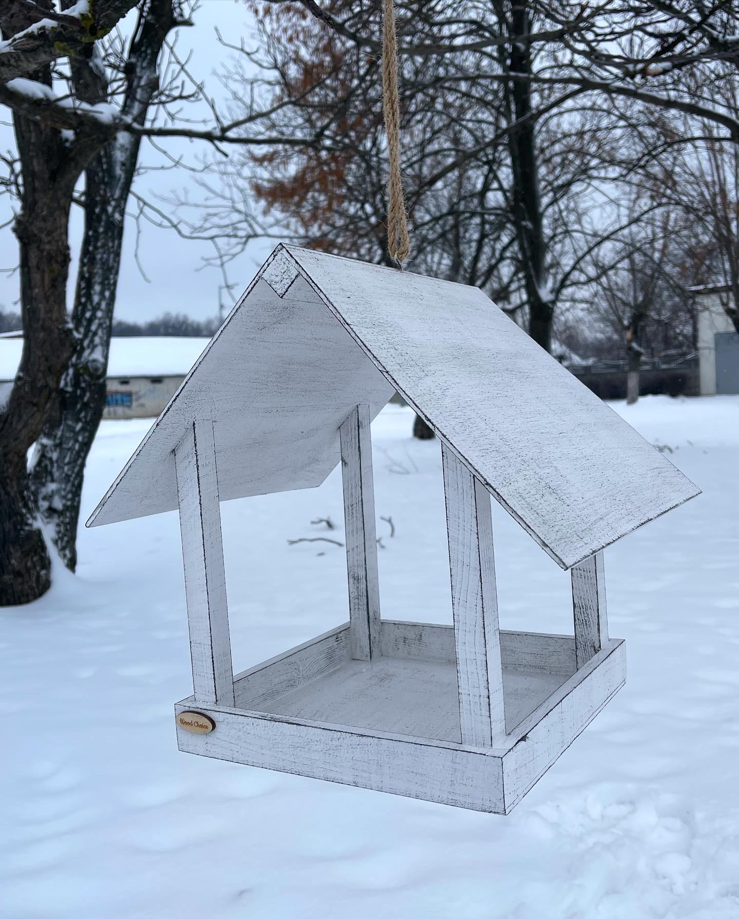 Кормушка для птиц подвесная 250 г корма 20х25х28 см (225) - фото 5 Кормушка для птиц подвесная 250 г корма 20х25х28 см (225) - фото 5