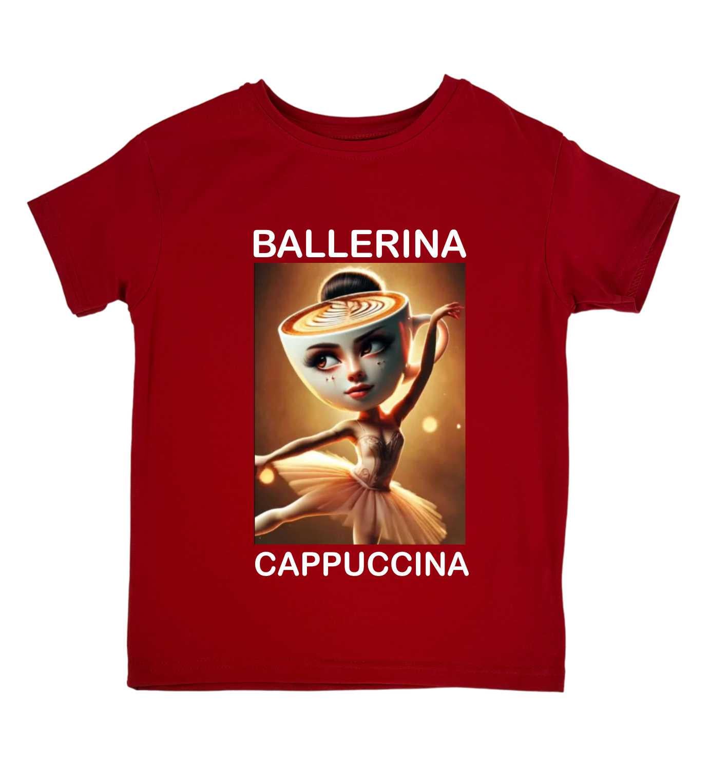 Футболка TM Spinogriz СПИ2025 "Ballerina Cappuccina" 134 см Червоний (26397614)