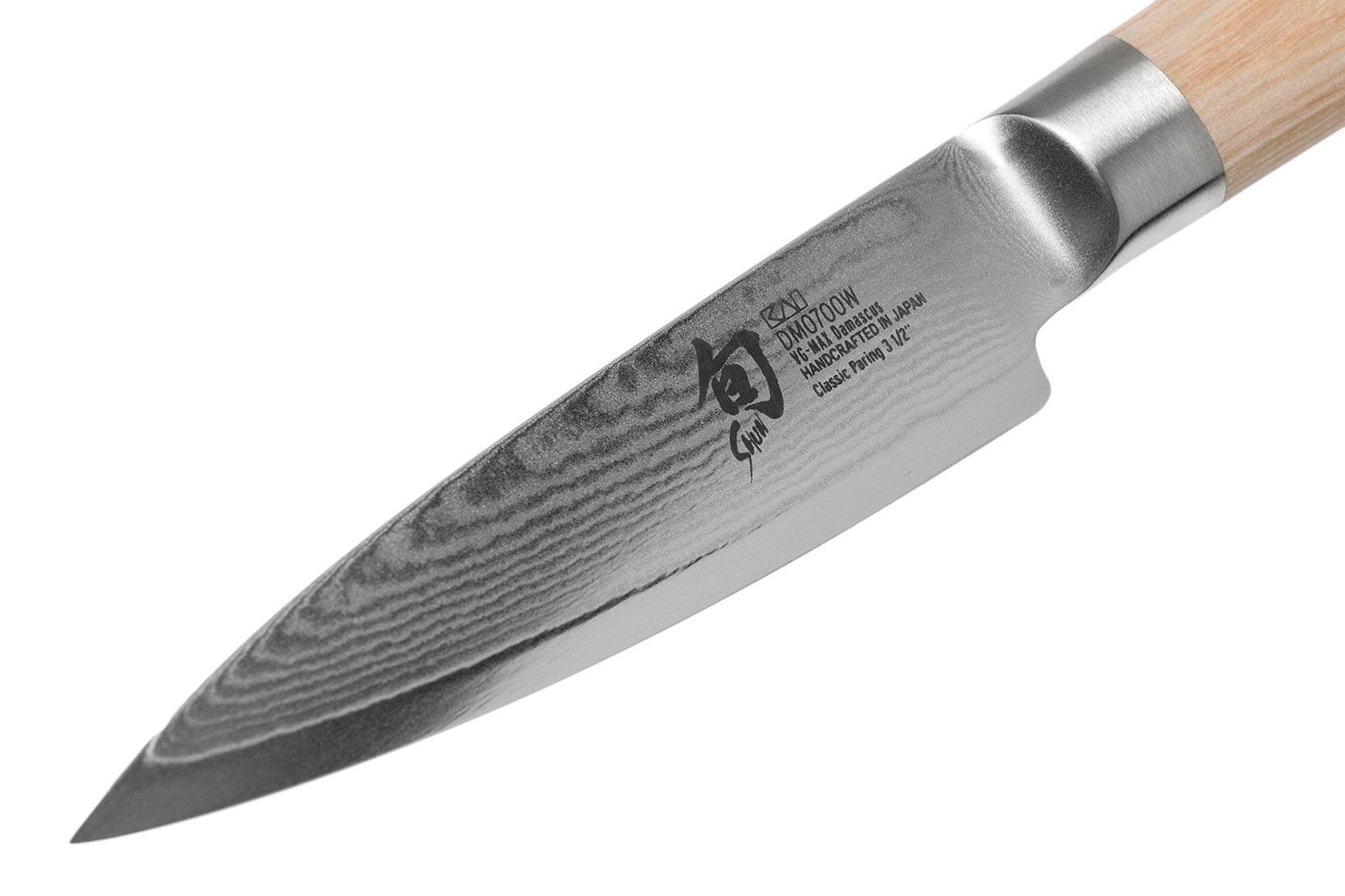 Нож кухонный KAI Shun Classic для овощей 90 мм White (DM-0700W) - фото 3 Нож кухонный KAI Shun Classic для овощей 90 мм White (DM-0700W) - фото 3