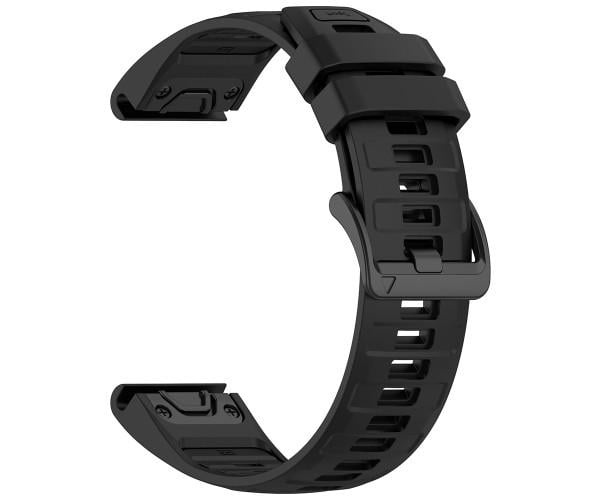 Ремешок Sport Silicone Dual Color для смарт-часов Garmin Descent G1/G2 22 мм Черный