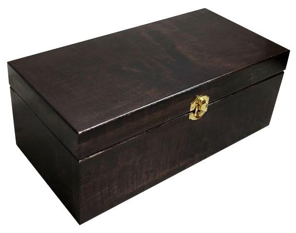 Шкатулка деревянная прямоугольная большая 30x15 см (00167)