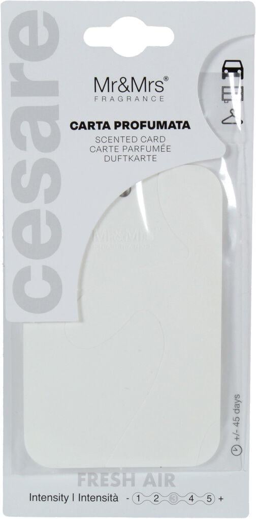 Ароматизатор Mr&Mrs Cesare Scented Card Fresh Air полимерный White Ароматизатор Mr&Mrs Cesare Scented Card Fresh Air полимерный White