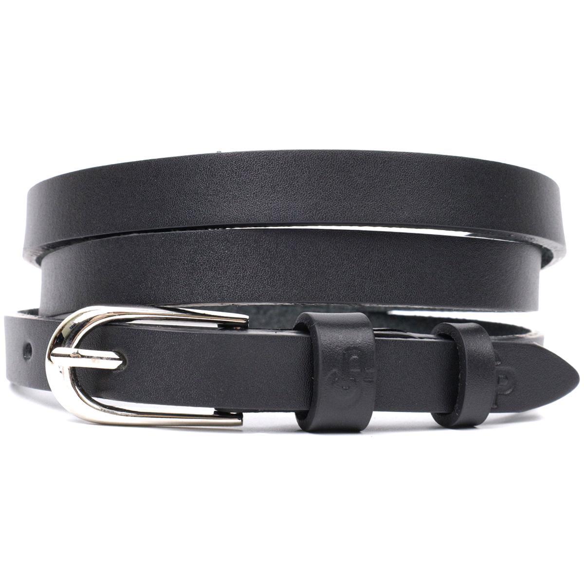 Ремень женский Grande Pelle Belt 11672 из натуральной кожи Черный Ремень женский Grande Pelle Belt 11672 из натуральной кожи Черный