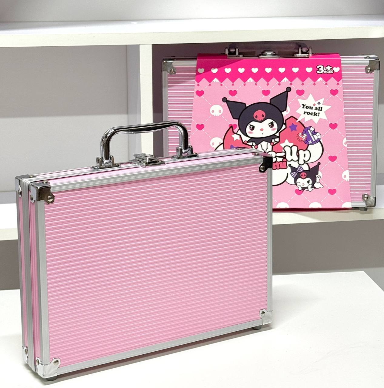 Валіза візажиста для дівчаток FT 2076 B з дзеркалом на 40 елементів у кейсі (2761524445) - фото 5 Валіза візажиста для дівчаток FT 2076 B з дзеркалом на 40 елементів у кейсі (2761524445) - фото 5