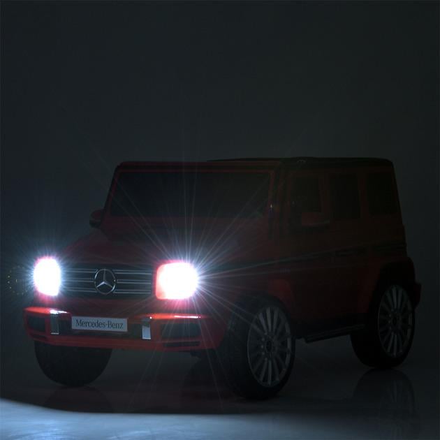 Детский электромобиль Bambi Mercedes G-CLASS джип с пультом управления Красный (M 5028EBLRR-3) - фото 5