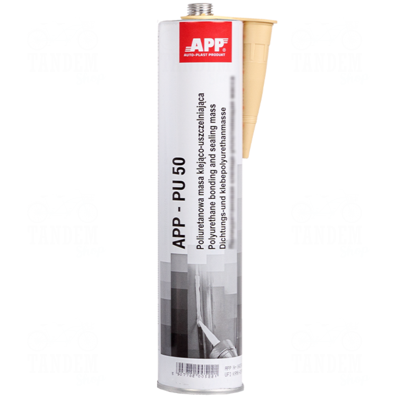 Герметик полиуретанои клеюще-уплотняющий APP PU 50 310 мл Желтый (APP_040304)