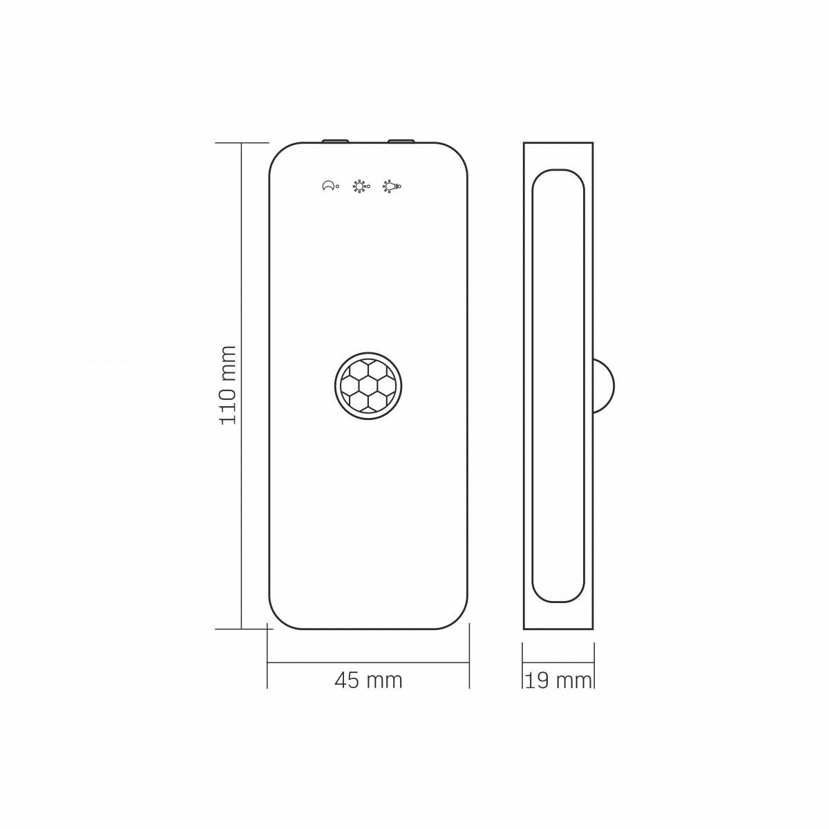 Світильник акумуляторний Videx VL-NL053W-S LED з датчиком руху - фото 2