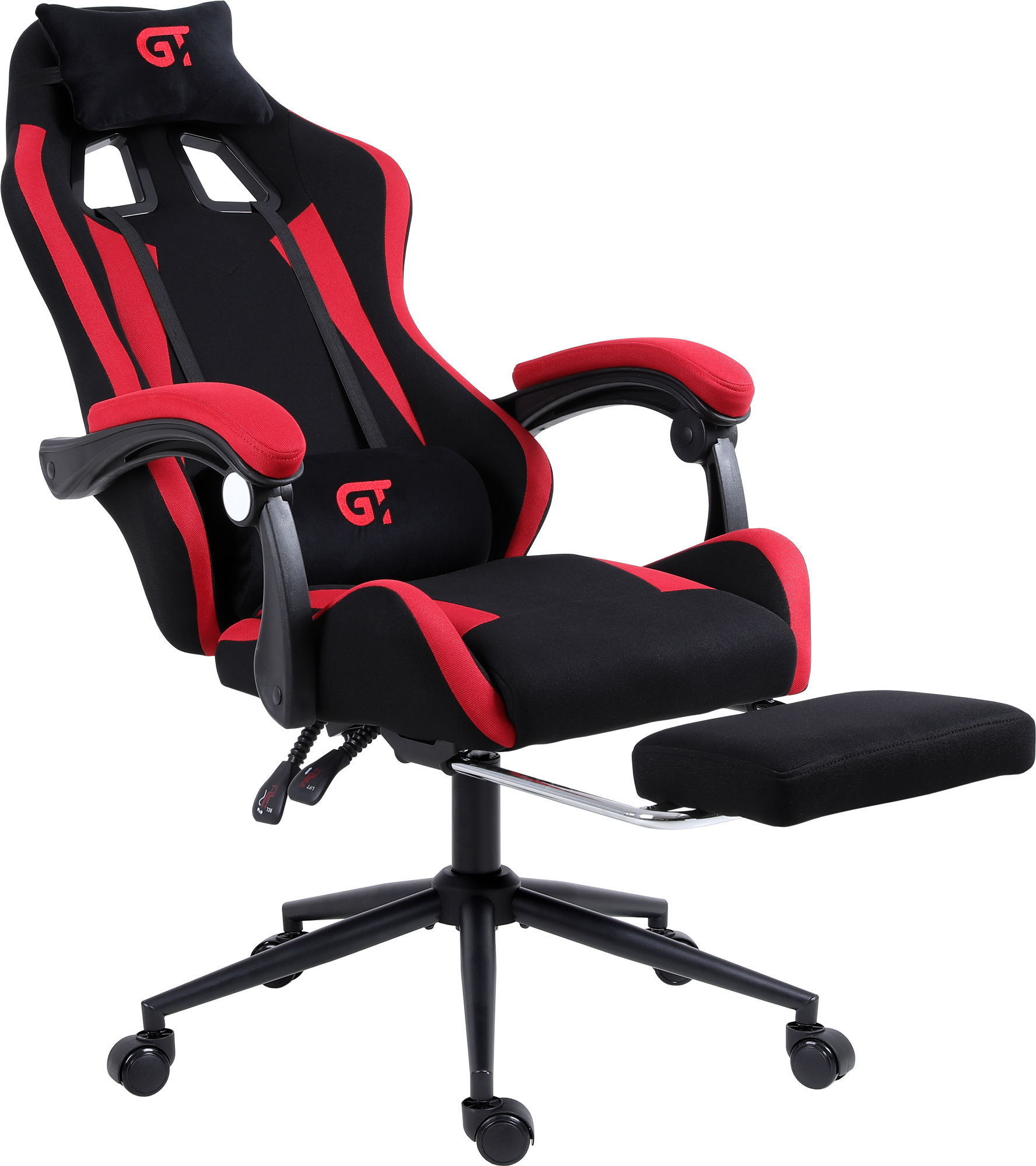 Крісло геймерське GT Racer X-2324 Black/Red - фото 4