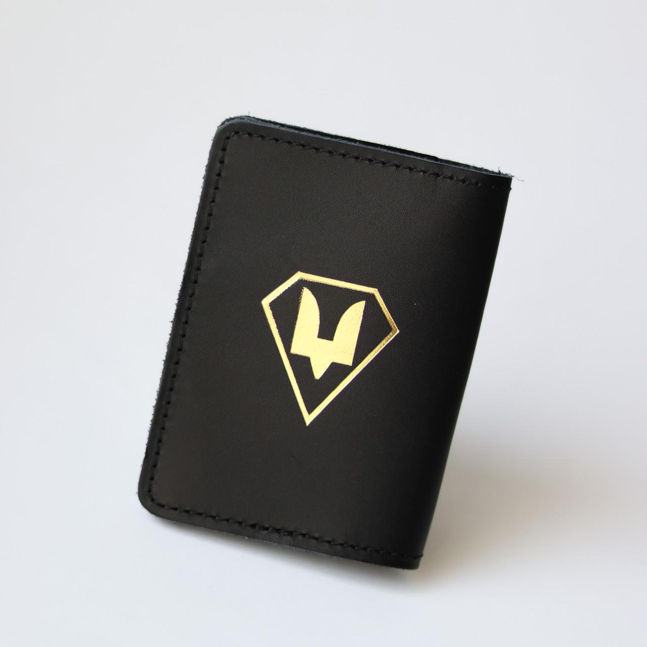 Обкладинка для паспорта ССО Чорний/Золотий (2050742765) - фото 2 Обкладинка для паспорта ССО Чорний/Золотий (2050742765) - фото 2