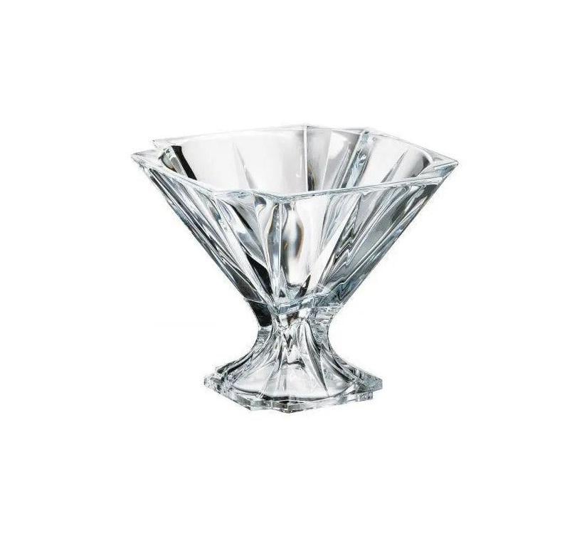 Фруктовница на ножке Bohemia Metropolitan богемское стекло d 33 см Фруктовница на ножке Bohemia Metropolitan богемское стекло d 33 см