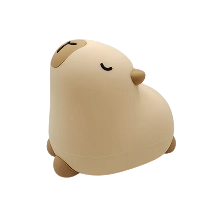 Лампа-ночник силиконовая капибара на аккумуляторе таймер 30 мин (SAM-9011)